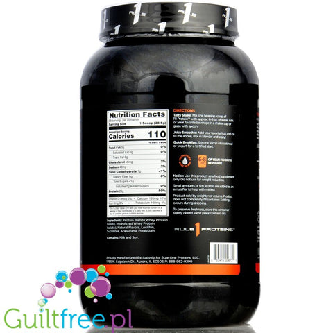 Rule1 R1Protein (2,5lbs) Frozen Banana