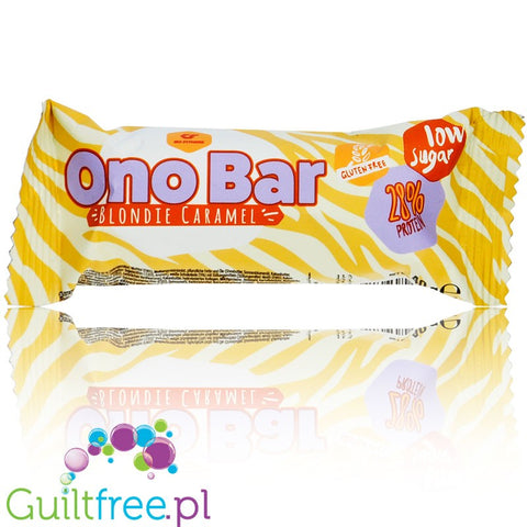 Go Fitness Ono Bar Blondie Caramel  gluten free & sugar free protein waffer