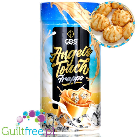 GBS Angel's Touch Frappe Coconut Macaron - instant coffee with extra caffeine