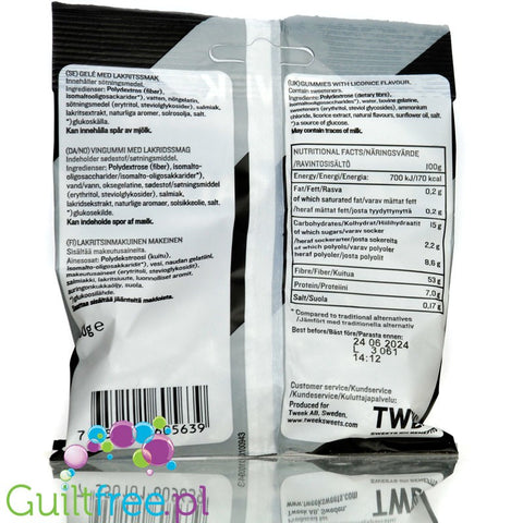 TWEEK Sweets With Benefits Salty Salute, no added sugar, 50% fiber