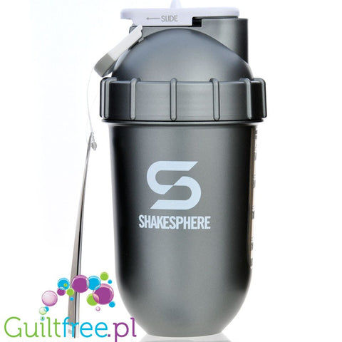 Shakesphere Tumbler View 700ml Gun Metal - szejker sferyczny z kulistym dnem bez osadów