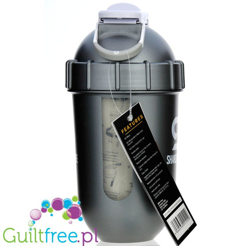 Shakesphere Tumbler View 700ml Gun Metal - szejker sferyczny z kulistym dnem bez osadów