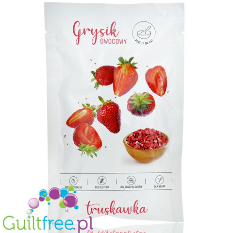 Zdrowo Posypane Strawberry - lyophilised fruit granules, 100% fruits