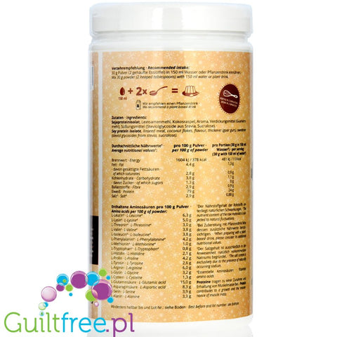 Nutri Plus Vegan Protein Pudding Coconut Macaroons 500g