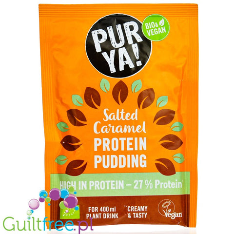 Pur Ya! Protein Pudding Salted Caramel - vegan, sugar & sweetener free protein pudding instant
