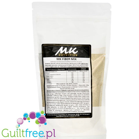 MK Nutrition MK Fiber MIX - mieszanka do wypieku KETO chleba błonnikowego 48% błonnika