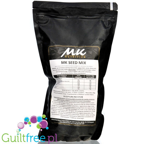 MK Nutrition MK Seed Mix - mieszanka do wypieku KETO chleba wieloziarnistego 1% węglowodanów