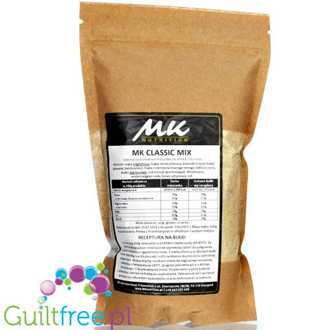 MK Nutrition MK Classic Mix - mieszanka do KETO bułek migdałowych