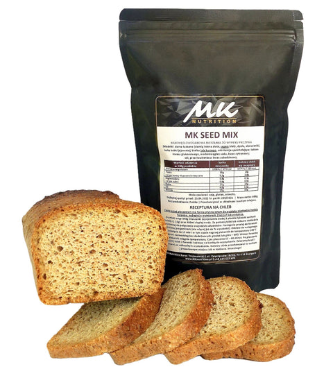 MK Nutrition MK Seed Mix - mieszanka do wypieku KETO chleba wieloziarnistego 1% węglowodanów