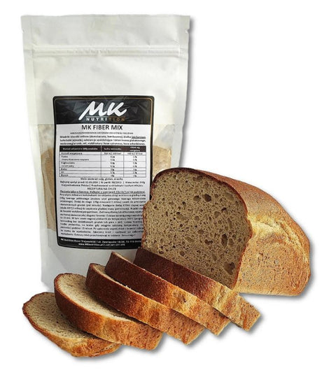 MK Nutrition MK Fiber MIX - mieszanka do wypieku KETO chleba błonnikowego 48% błonnika