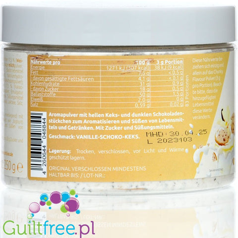 More Nutrition Chunky Flavor Vanilla Chocolate Chip Cookie 250g