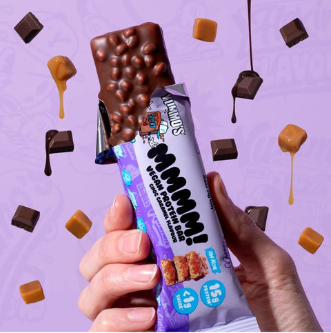 Yummo's Vegan Protein Bar Choc Caramel 55g
