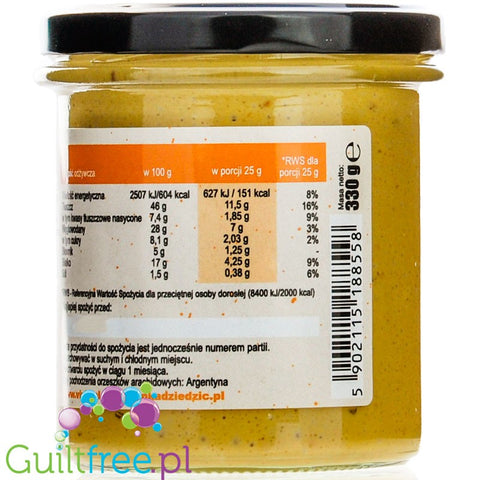 Vivio Anka Dziedzic Krem Arachidowy Salted Caramel - krem orzechowy bez cukru, Solony Karmel