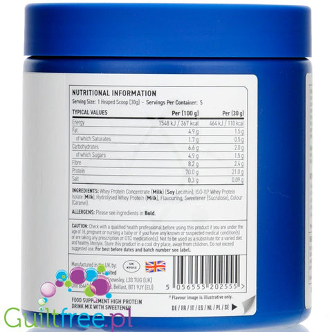 Applied Critical Whey Advanced Protein Cookies'n'Cream - odżywka białkowa z WPI, WPH i WPC, 21g białka & 110kcal