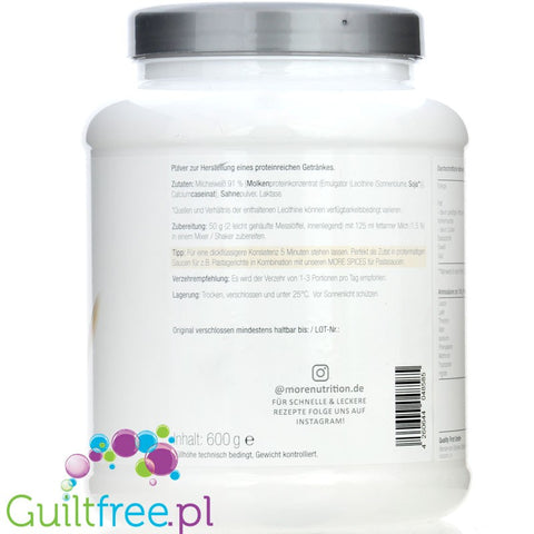More Nutrition Total Protein Sahne 0,6kg, Cream