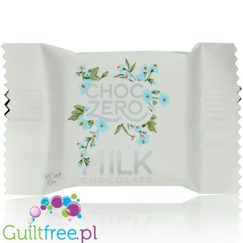 Choc Zero Chocolate Squares, Milk Chocolate with monk fruit