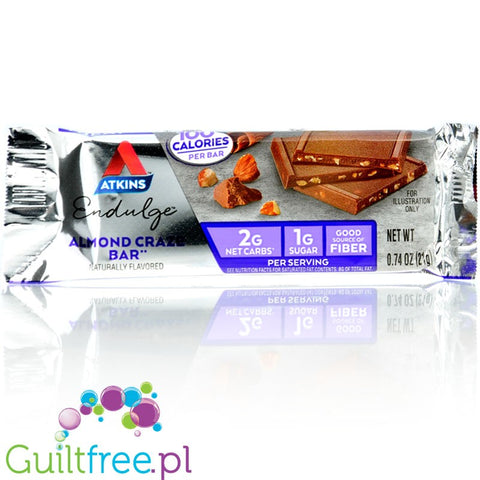 Atkins Endulge Dessert Almond Craze BOX of 5 BARS