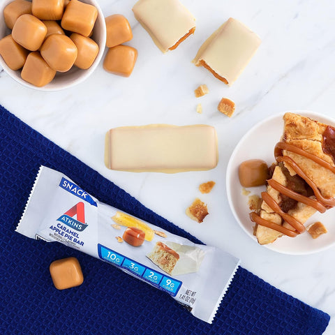 Atkins Snack Caramel Apple Pie BOX of  5 BARS