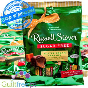 Russell Stover Sugar Free Peg Bag Candy, Butter Cream Caramels 