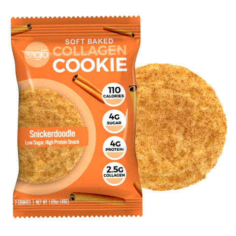 321Glo Soft Baked Collagen Cookie Snickerdoodle