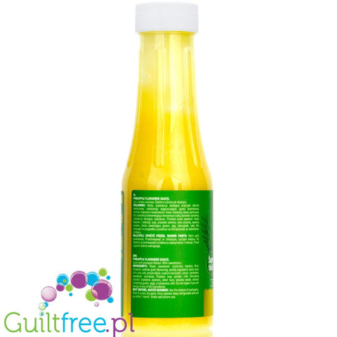 Ostrovit Pineapple Sauce - bardzo (!) gęsty syrop bez cukru, tylko 4kcal, smak ananasowy