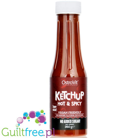 Ostrovit Ketchup Hot & Spicy - thick, sugar free low calorie ketchup 42kcal