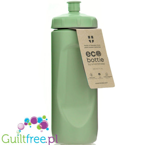 SmartShake EkoBottle Squeeze, Dusty Green 500ml - bidon / butelka na wodę z ekologicznego tworzywa sztucznego