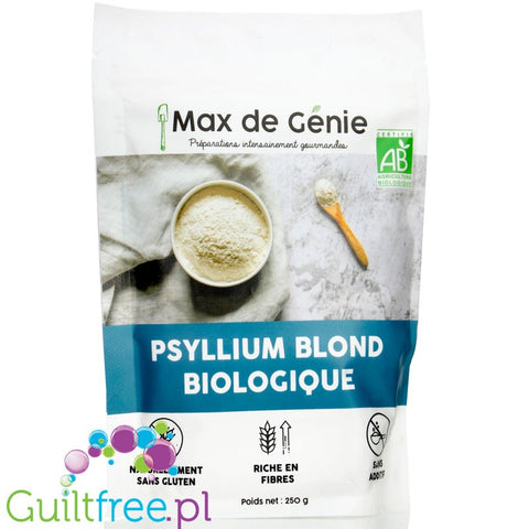 Max de Genie Psyllium Blond Biologique - bezglutenowa mielona biała babka płesznik, organiczna