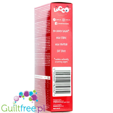 Locco Meringue Raspberry - sugar free crispy meringues with erythritol, 1kcal per pc