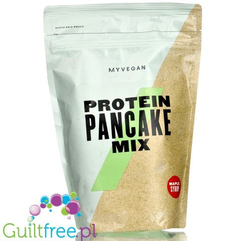 MyProtein Vegan Protein Pancake, Maple Syrup - mieszanka na wegańskie naleśniki białkowe, Syrop Klonowy