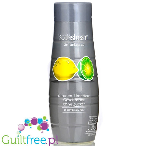 SodaStream No Sugar Lemon-Lime 440ml, sugar free concentrate for 9L ready drink