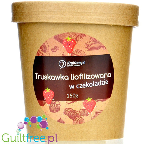 Krukam strawberries in chocolate without added sugar