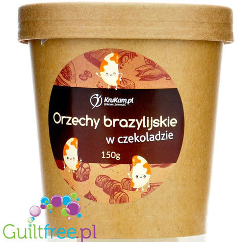 Krukam brazil nuts in chocolate without added sugar