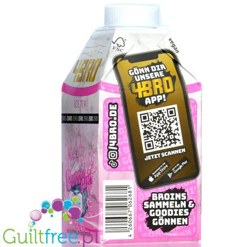 4BRO Ice Tea Bubble Gum Zero 0,5L