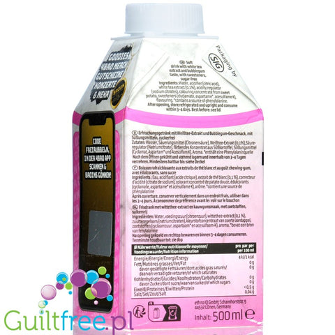 4BRO Ice Tea Bubble Gum Zero 0,5L