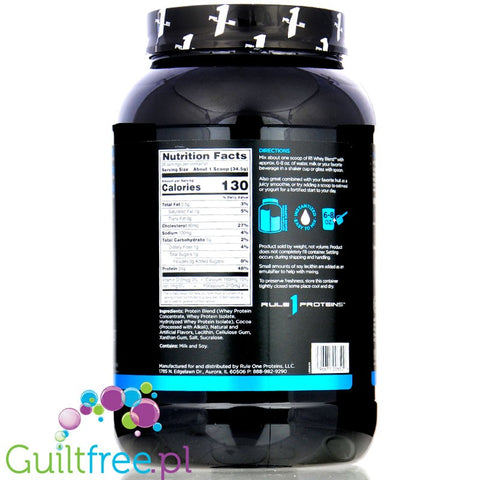 Rule1 R1 Whey Blend Cahocolate Peanut Butter 0,897kg