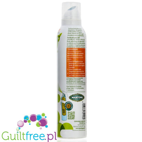 Mantova Olive Spray, for frying in an air fryer no propellants