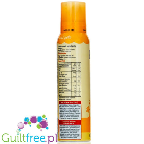 Poke Olio do Avocado Yuzu flavored cooking spray, no propellants