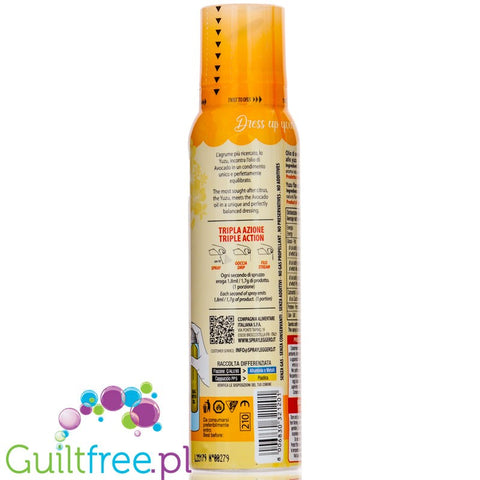 Poke Olio do Avocado Yuzu flavored cooking spray, no propellants