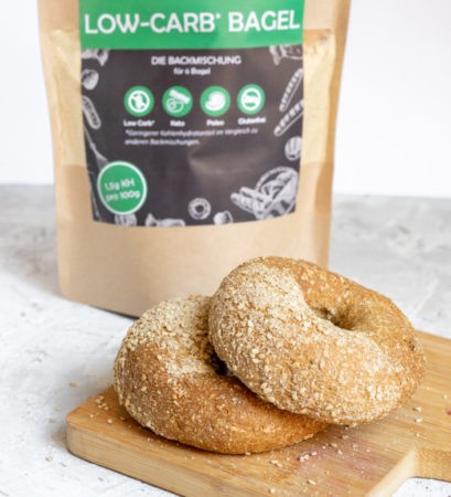 Simply Keto Lower-Carb Bagel Mix - mieszanka do keto bajgli sezamowych bez glutenu 1,5g węglowodanów