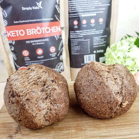 Simply Keto Lower Carb Keto Brötchen - bezglutenowa miesznka na keto bułki 1,4g węglowodanów