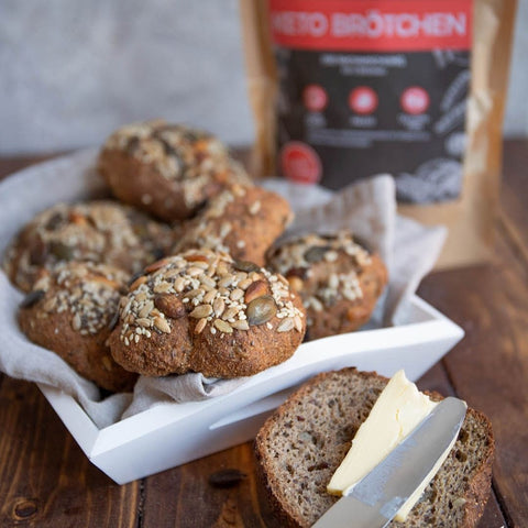 Simply Keto Lower Carb Keto Brötchen - bezglutenowa miesznka na keto bułki 1,4g węglowodanów