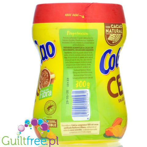 Cola Cao 0% Azúcares Añadidos: con Cacao Natural 0,3kg