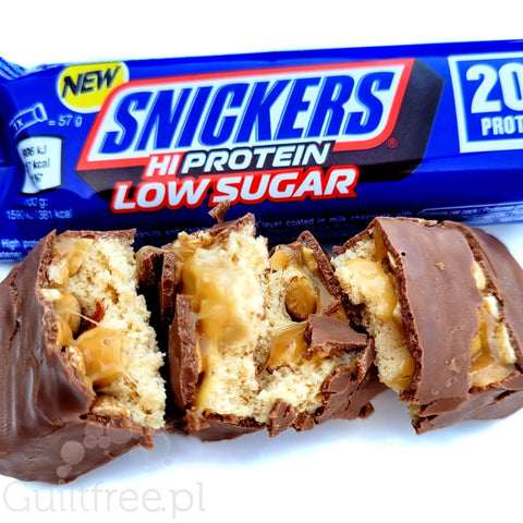 Snickers Hi-Protein Low Sugar Caramel Peanut Butter 20g protein