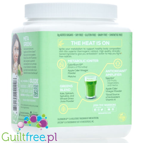 Sunwarrior Shape Thermo Greens, Antioxidant Metabolic Ignitor, Unflavored - przyspieszenie metabolizmu & przeciwutleniacze