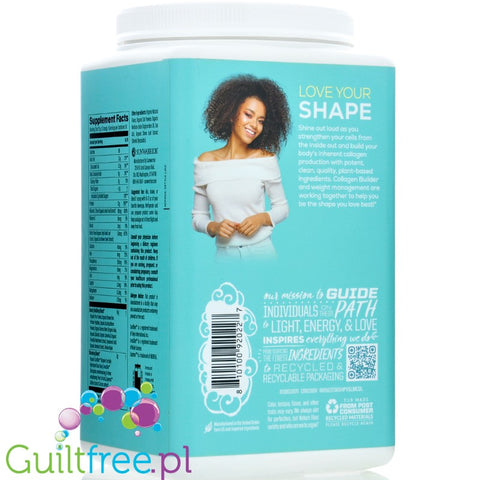 Sunwarrior Shape Slim Collagen Boost Beauty & Slimming Formula, Chocolate - wegańskie białko z formułą budującą kolagen