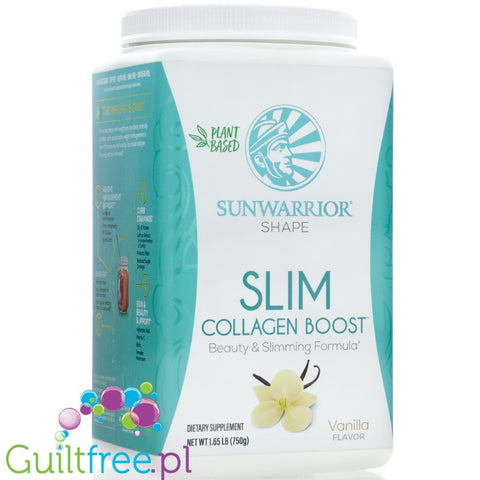 Sunwarrior Shape Slim Collagen Boost, Vanilla - beauty & slimming formula