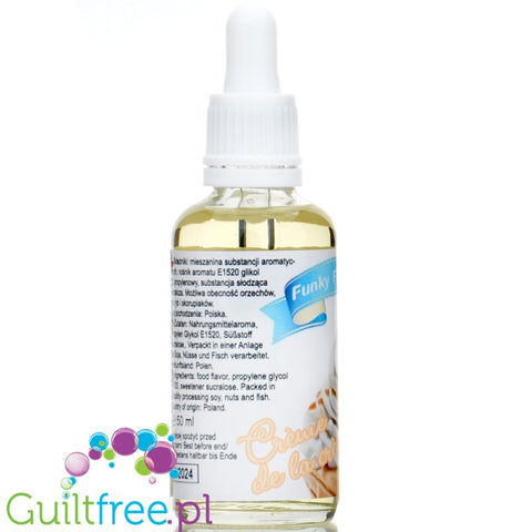 Funky Flavors Sweet Crème de la Crème sugar free liquid flavor with sucralose