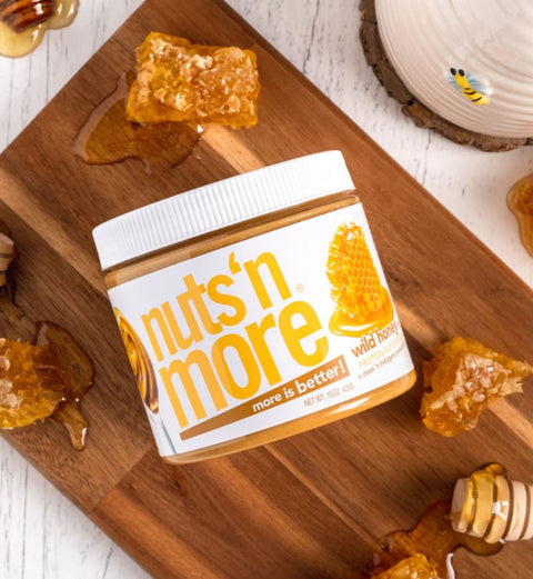 Nuts 'N More Wild Honey - Peanut butter with xylitol and WPI protein, wild honey flavor