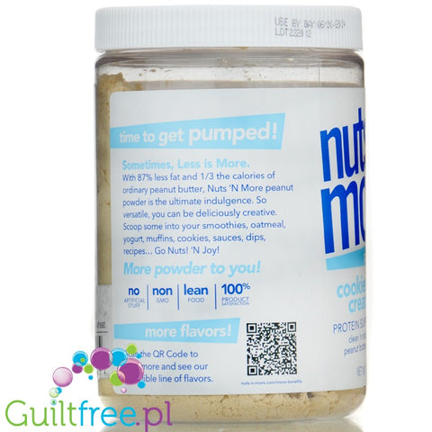 Nuts 'N More Peanut Powder Cookies Cream